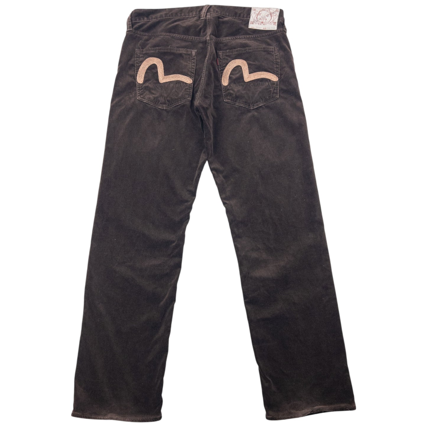 Vintage Evisu Double Gull Embroidered Trousers Size W34