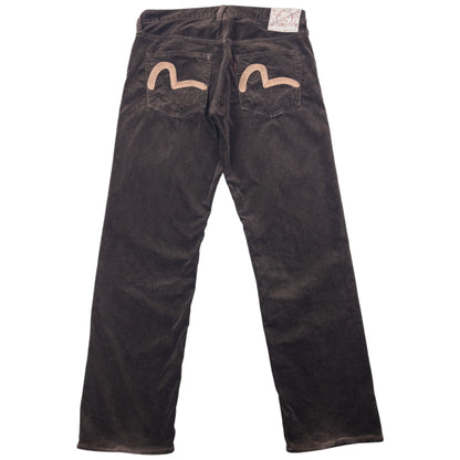 Vintage Evisu Double Gull Embroidered Trousers Size W34