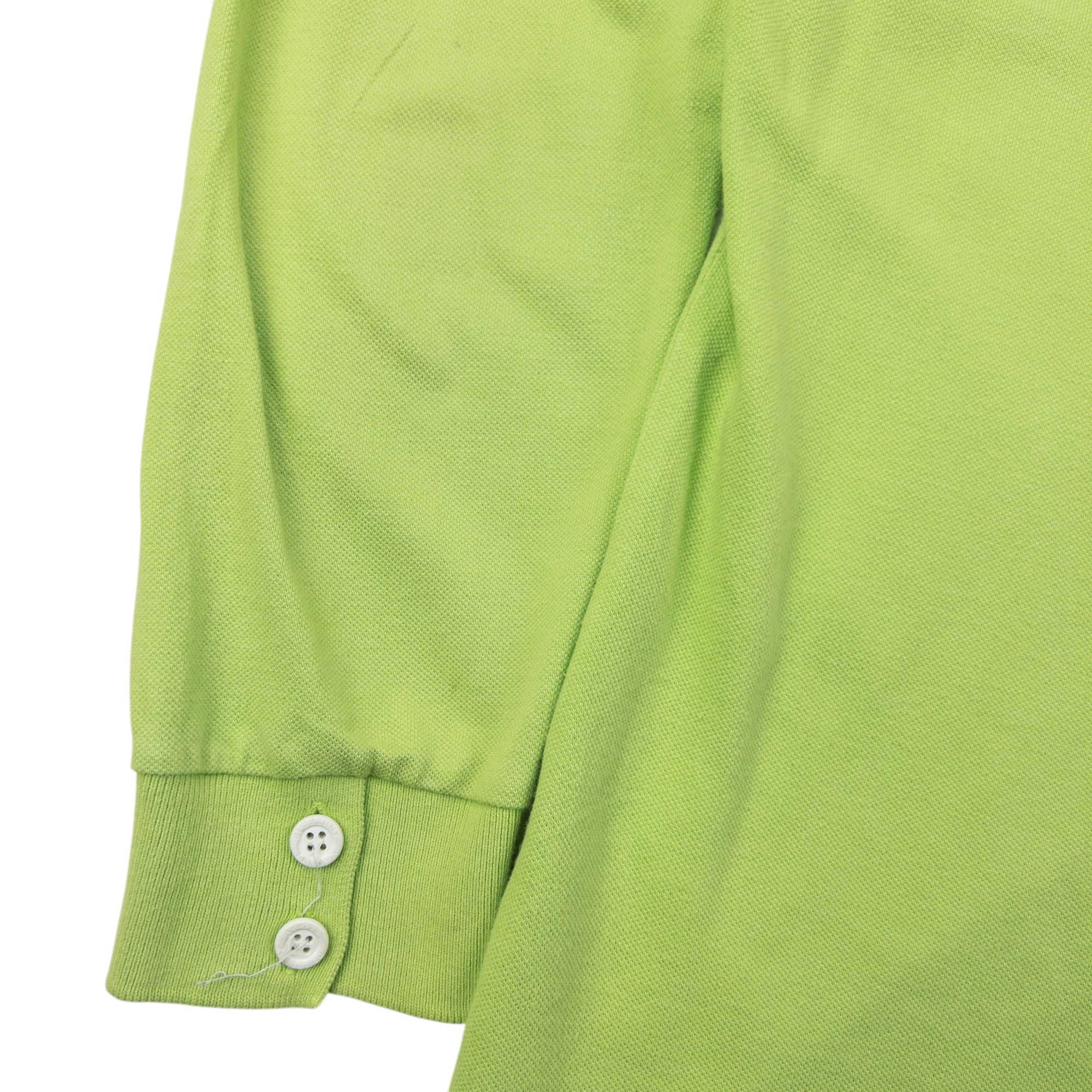 Vintage 2000s Burberry Embroidered Long Sleeve Polo Shirt Size M