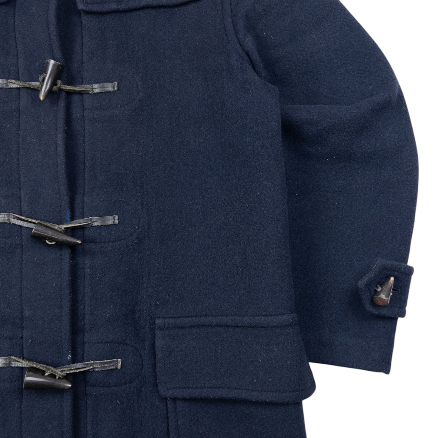 Vintage Burberry Nova Check Lined Wool Duffle Jacket Size M