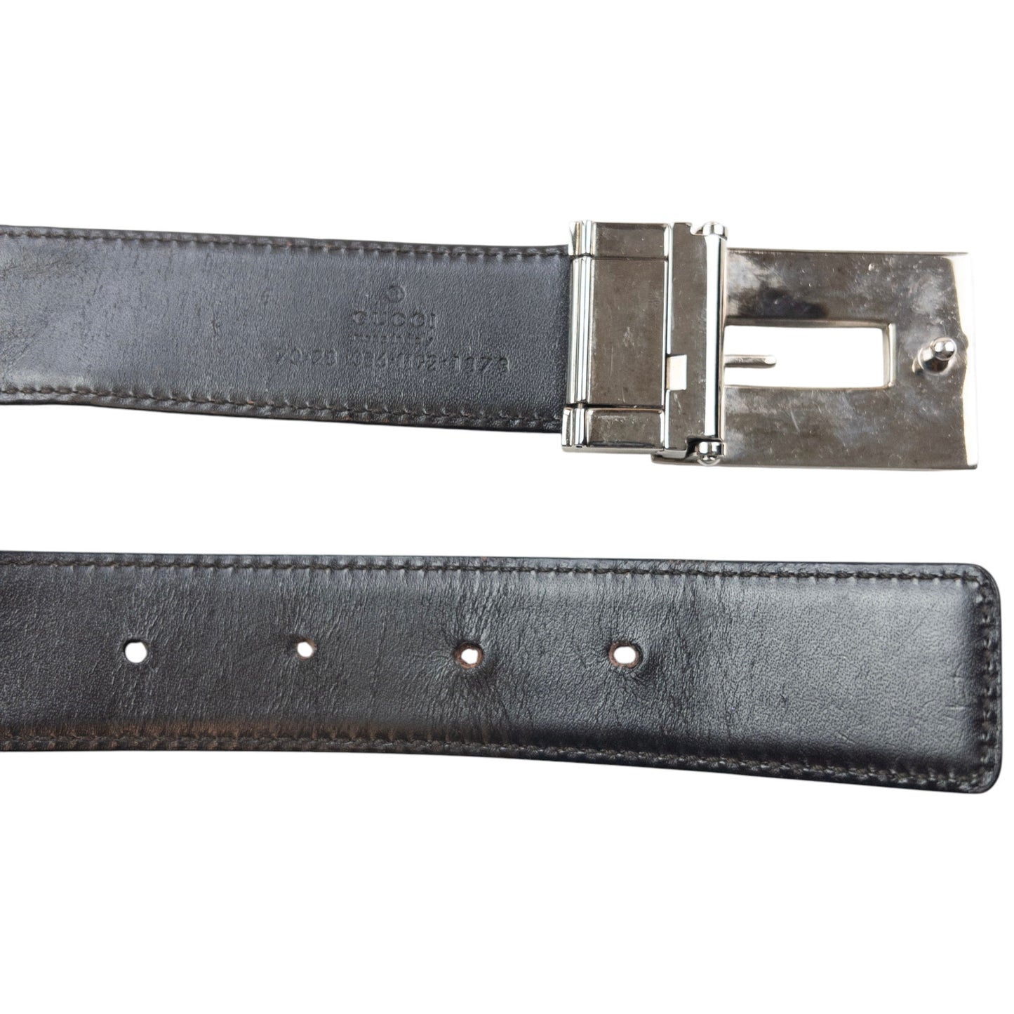 Vintage 2000s Gucci Leather Belt Size S
