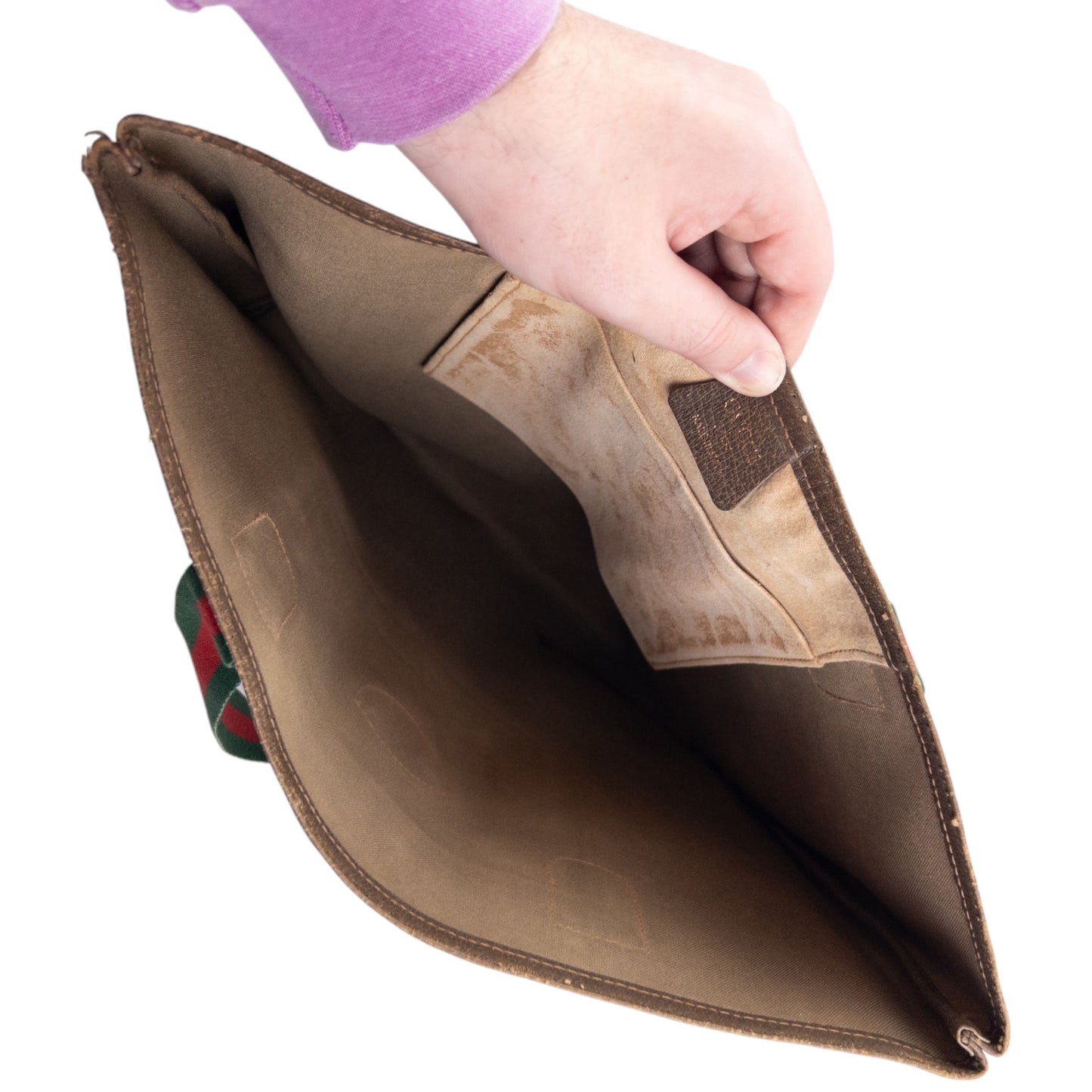 Vintage 80s Gucci Plus Monogram Shoulder Bag