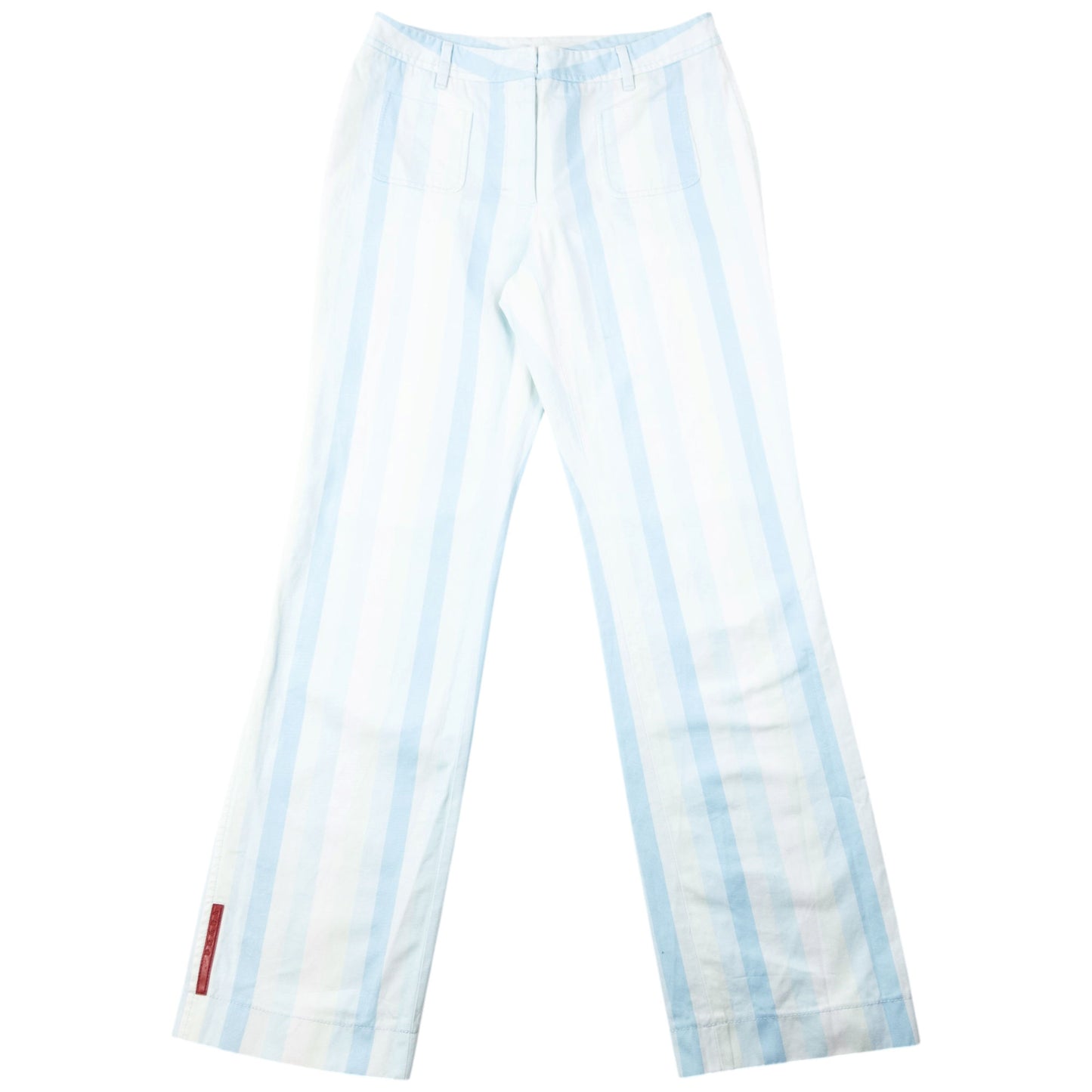 Vintage 2000s Prada Sport Striped Trousers Womens Size W28