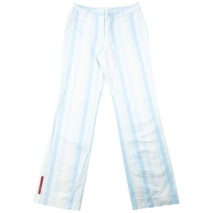Vintage 2000s Prada Sport Striped Trousers Womens Size W28