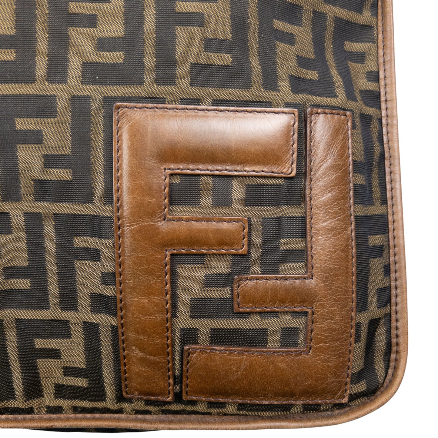 Vintage 2000s Fendi Monogram Crossbody Bag