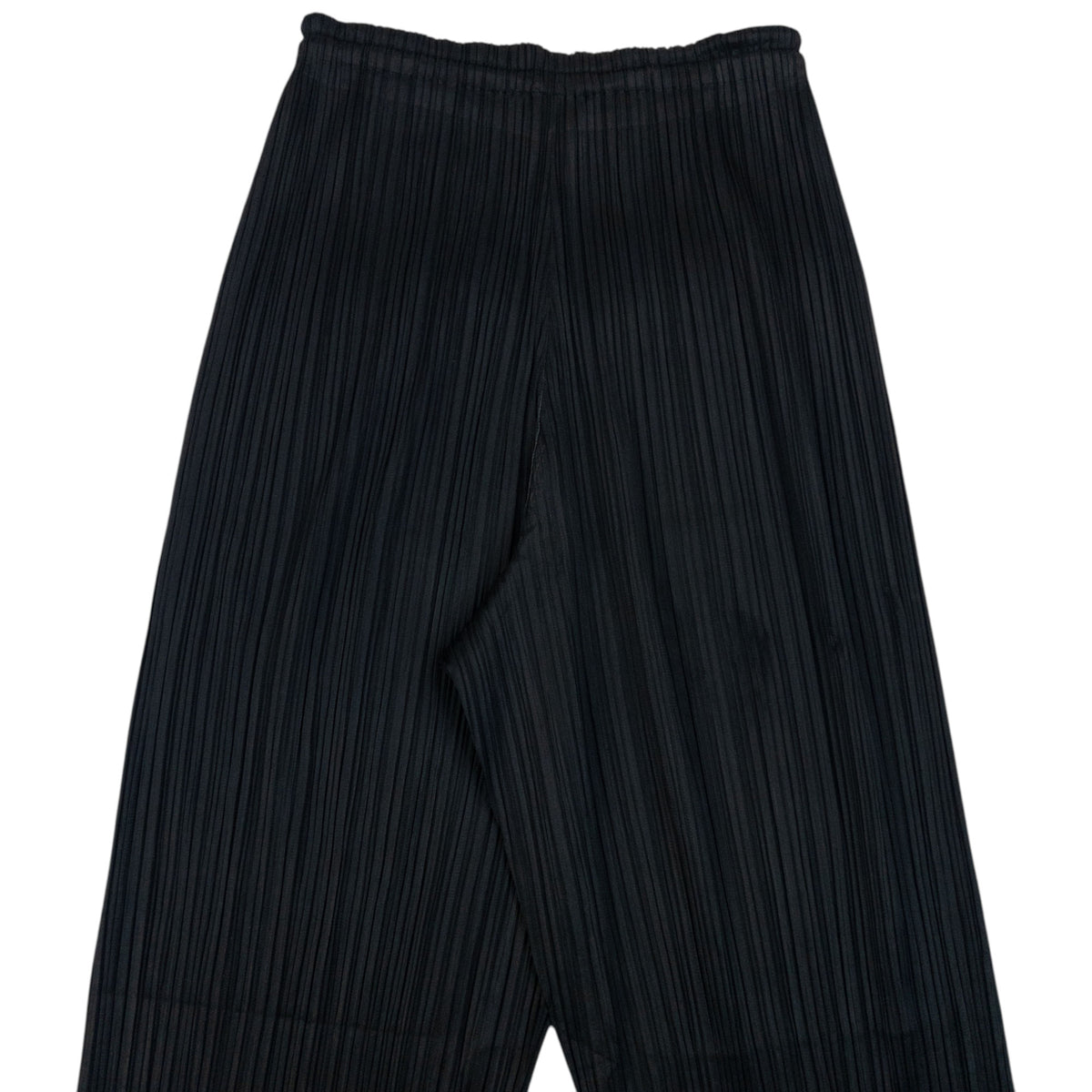 Vintage 90s Pleats Please By Issey Miyake Culotte Trousers Womens One Size in black (polyester 100%), photo 3