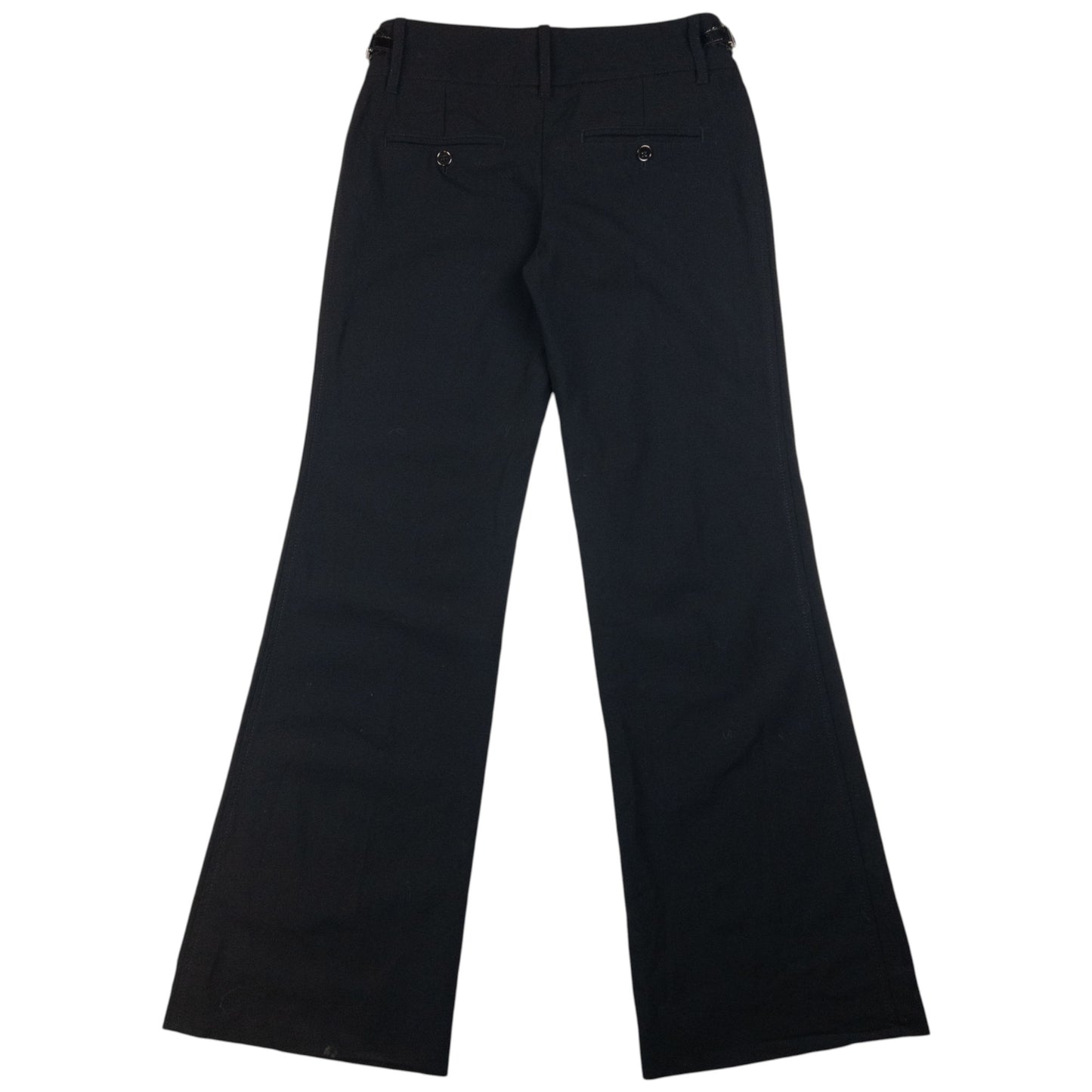 Vintage Dolce & Gabbana Buckle Waist Flared Trousers Womens Size W28