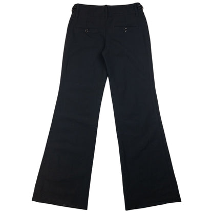 Vintage Dolce & Gabbana Buckle Waist Flared Trousers Womens Size W28