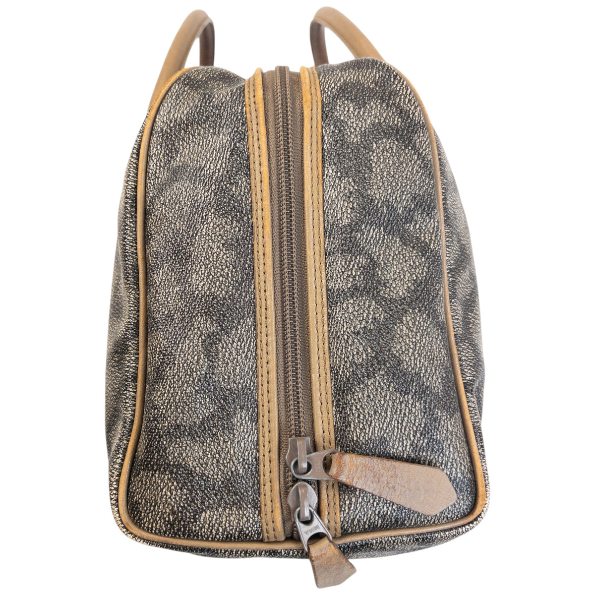 Vintage 80s YSL Yves Saint Laurent Pattern Leather Handbag