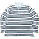 Vintage 90s Burberry Striped Long Sleeve Polo Shirt Size L