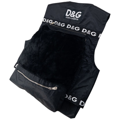 Vintage 90s Dolce & Gabbana Detachable Backpack Gilet Vest Size S