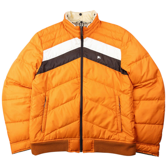 Vintage 2000s Burberry Nova Check Lined Puffer Jacket Size M