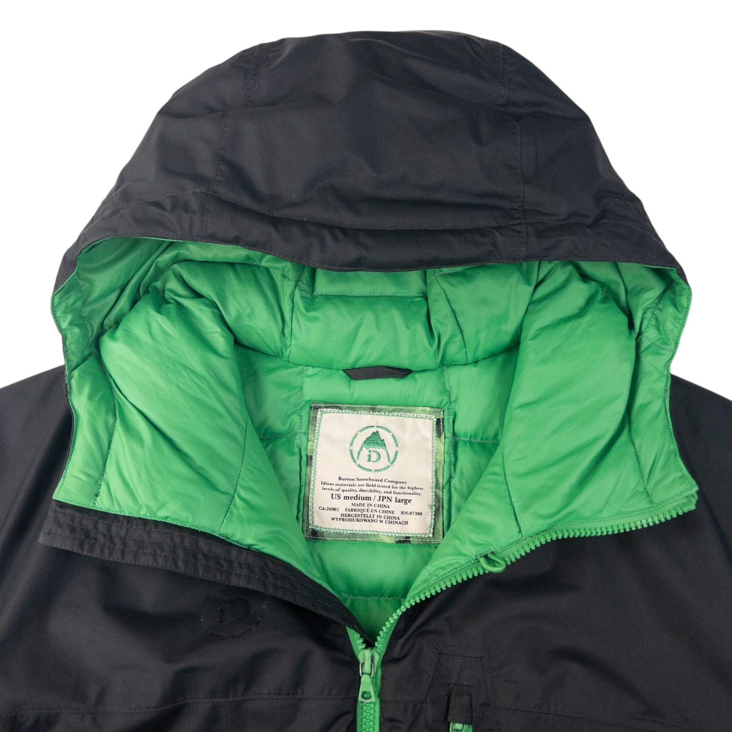 Vintage Burton iD Zip Up Snowboarding Jacket Size L