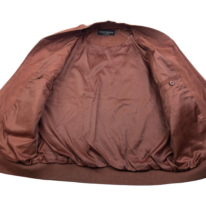 Vintage YSL Yves Saint Laurent Bomber Jacket Size XL