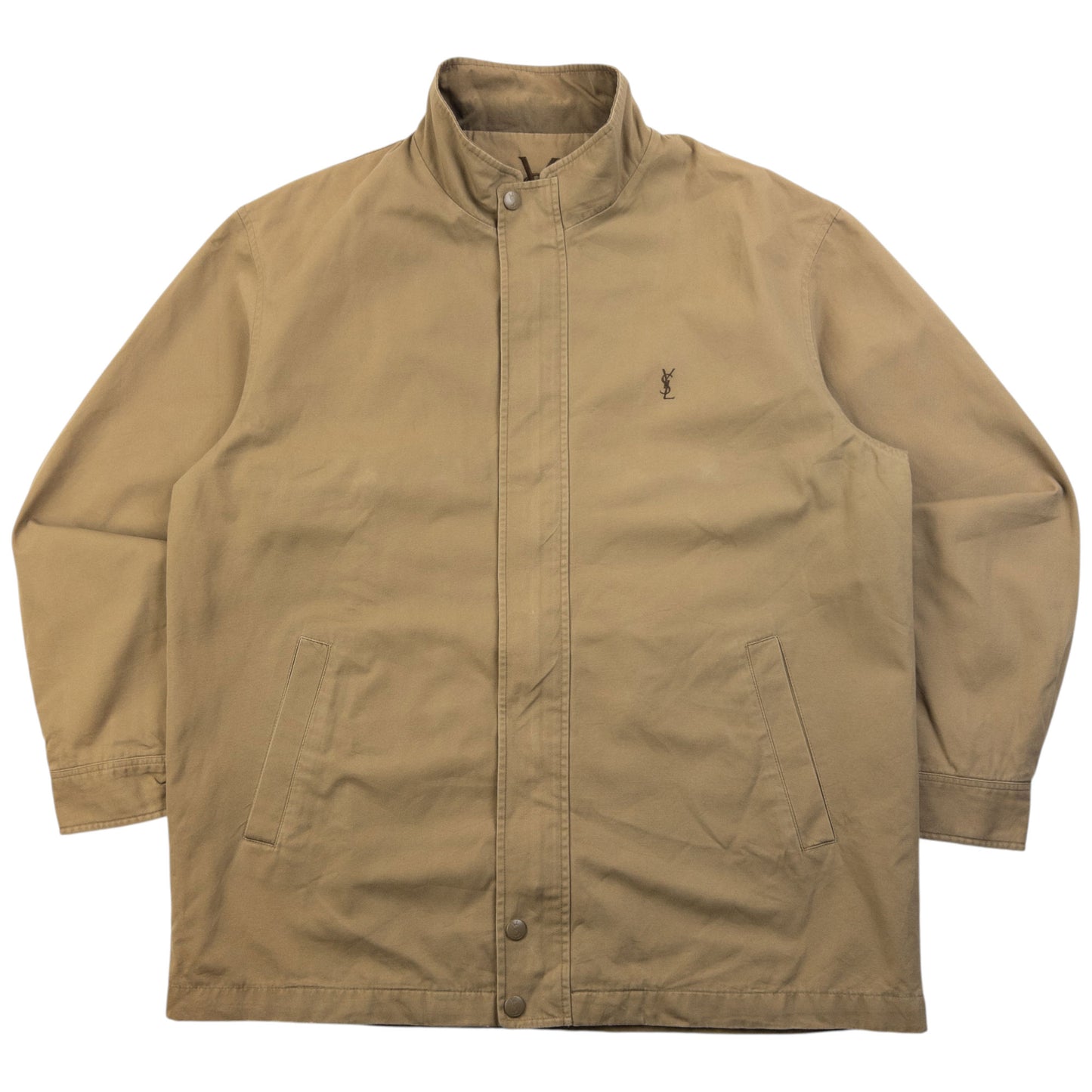 Vintage 90s YSL Yves Saint Laurent Harrington Jacket Size M