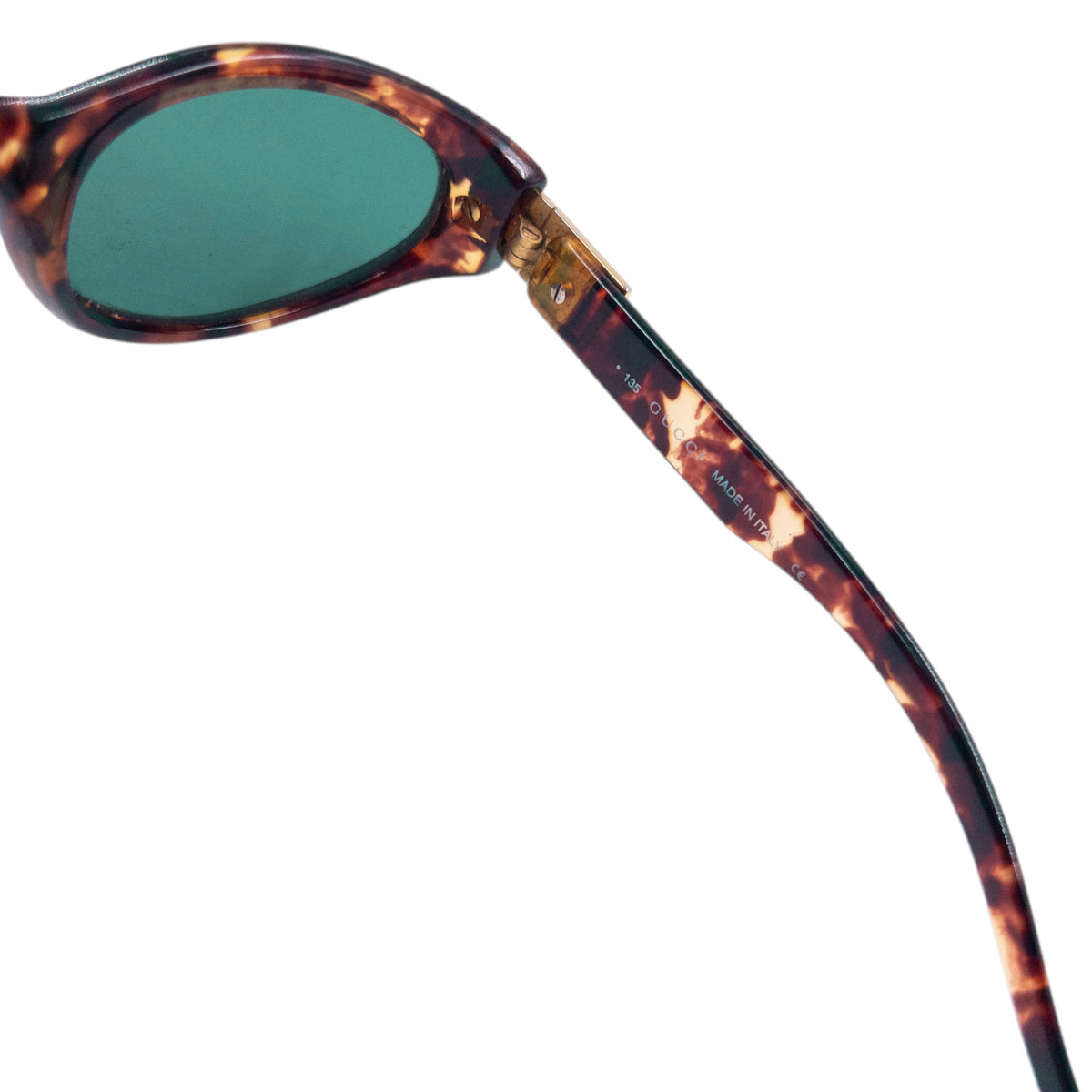 Vintage 1998 Gucci By Tom Ford Tortoise Shell Sunglasses in brown, photo 6