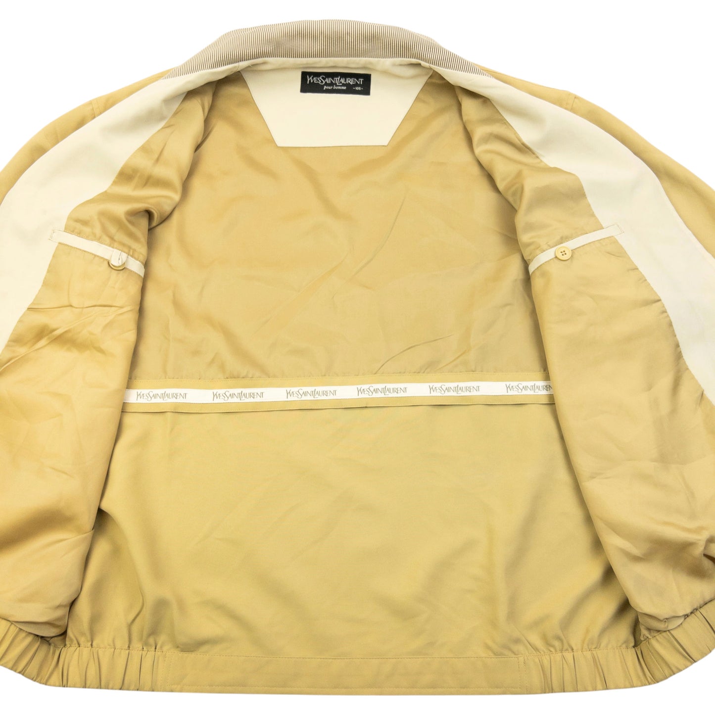 Vintage 90s YSL Yves Saint Laurent Harrington Jacket Size M
