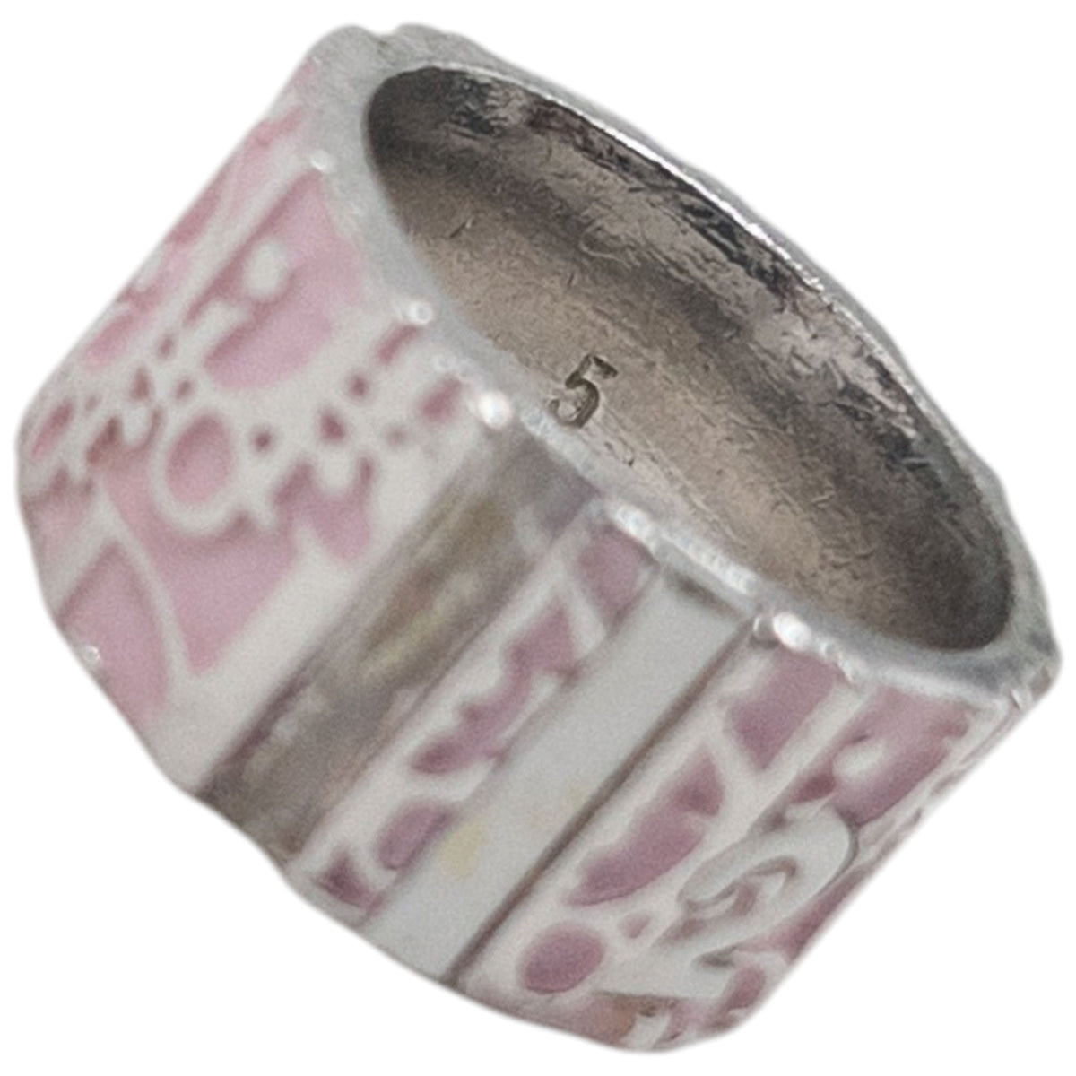 Vintage 2000s Dior By John Galliano Monogram Number Ring