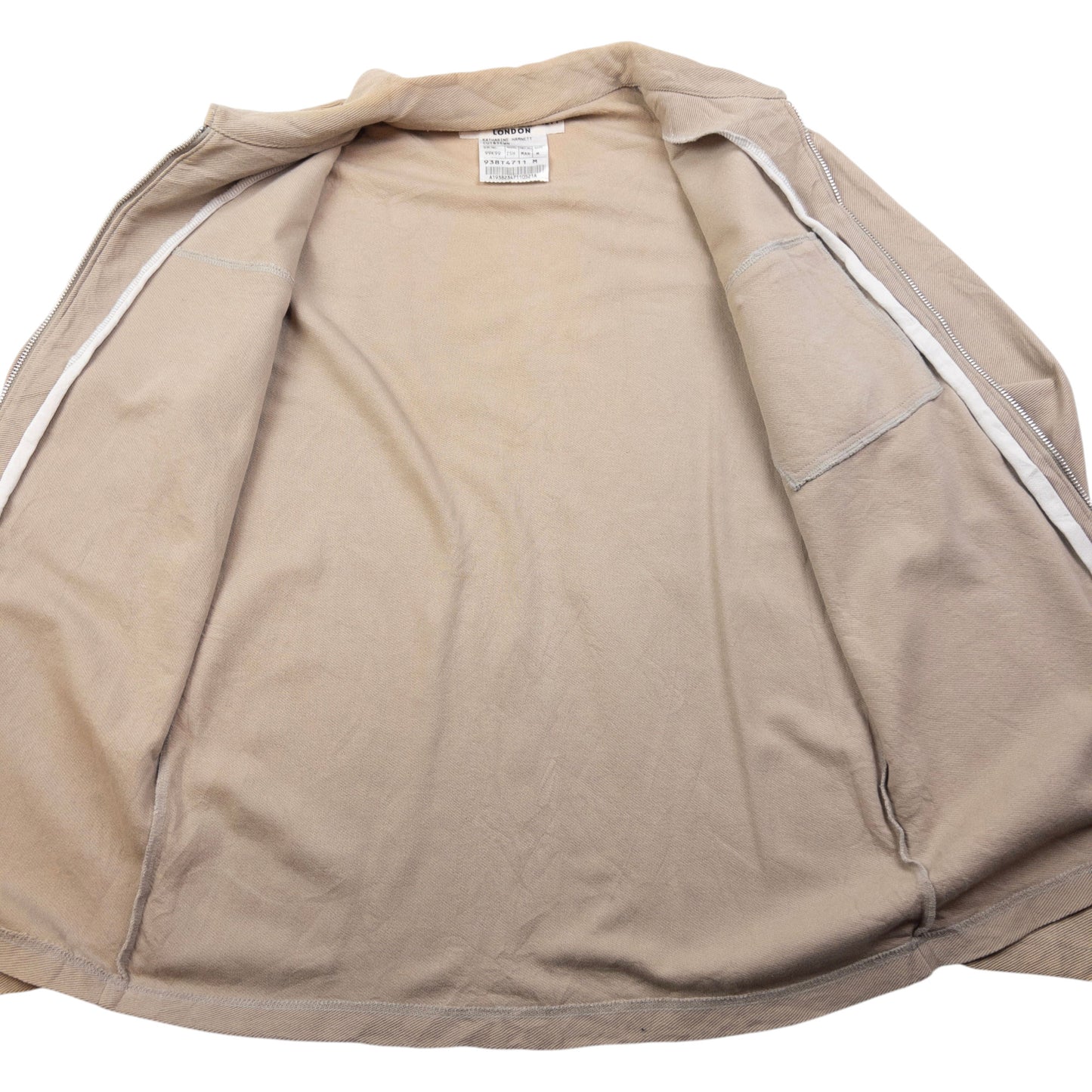 Vintage Katharine Hamnett Lightweight Zip Up Jacket Size S