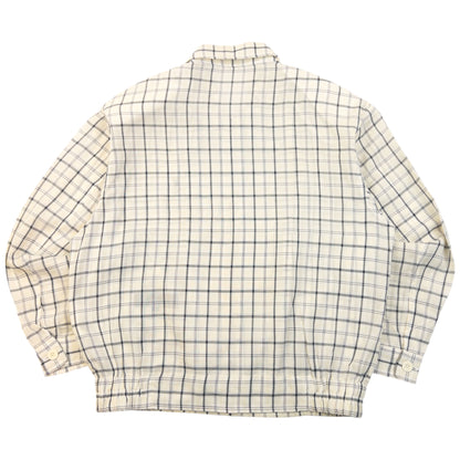 Vintage 90S YSL Yves Saint Laurent Checkered Harrington Jacket Size XS