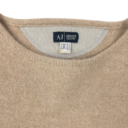 Vintage 2000s Armani Jeans Wool Jumper Size M