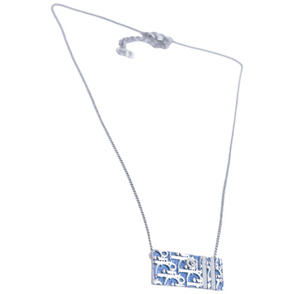 Vintage 2000s Dior By John Galliano Monogram Number Necklace
