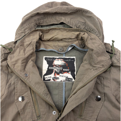 Vintage 2000s PPFM Convertible Military Jacket Size M
