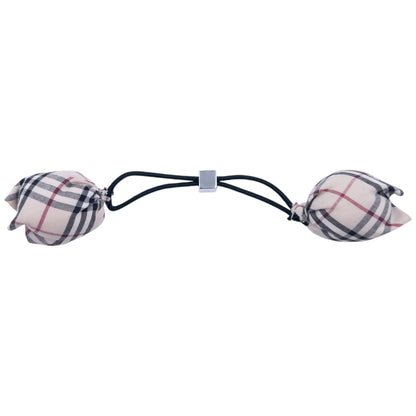 Vintage 2000s Burberry Nova Check Bobble Hair Ties