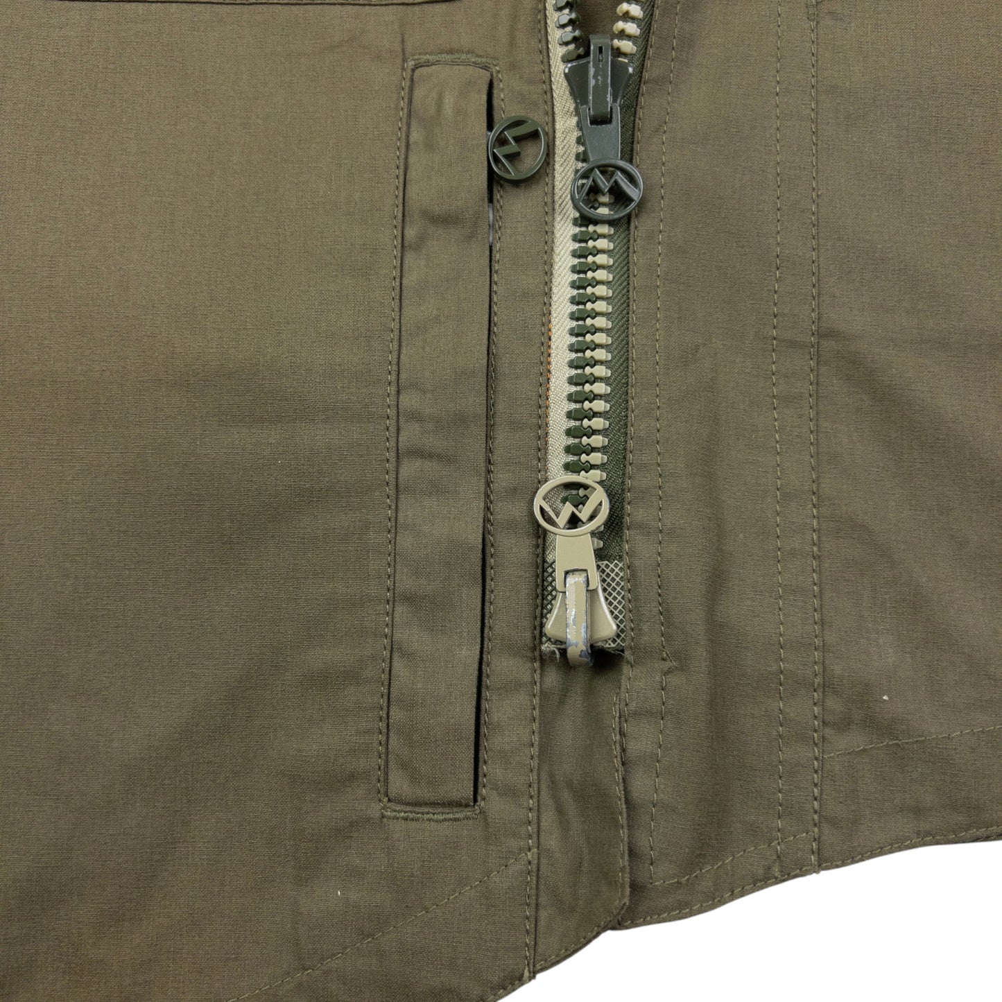 Vintage 1999 Maharishi Asymmetric Zip Up Gilet Size M