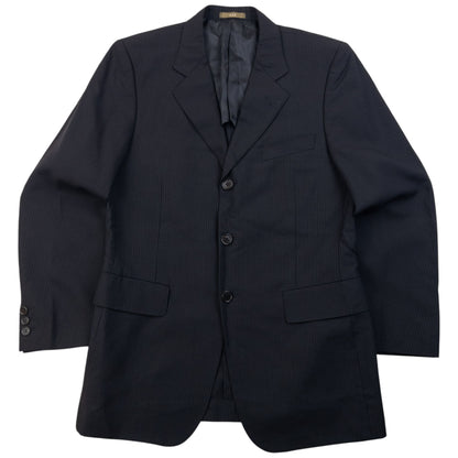 Vintage 90s Yohji Yamamoto A.A.R Pinstripe Jacket & Trousers Suit Set Size S