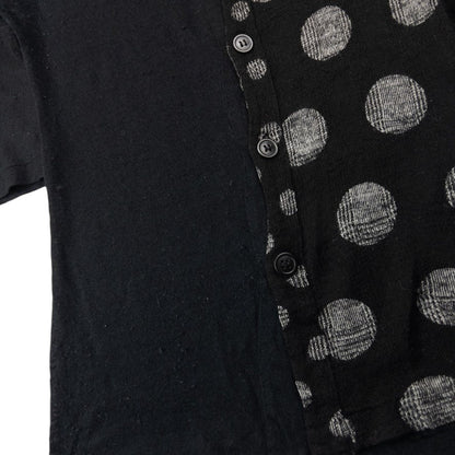 Vintage Yohji Yamamoto Polka Dot Short Sleeve Cardigan Womens Size S