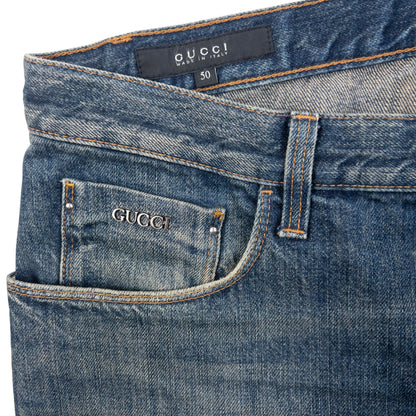 Vintage 2000s Gucci Denim Jeans in blue (cotton), photo 5