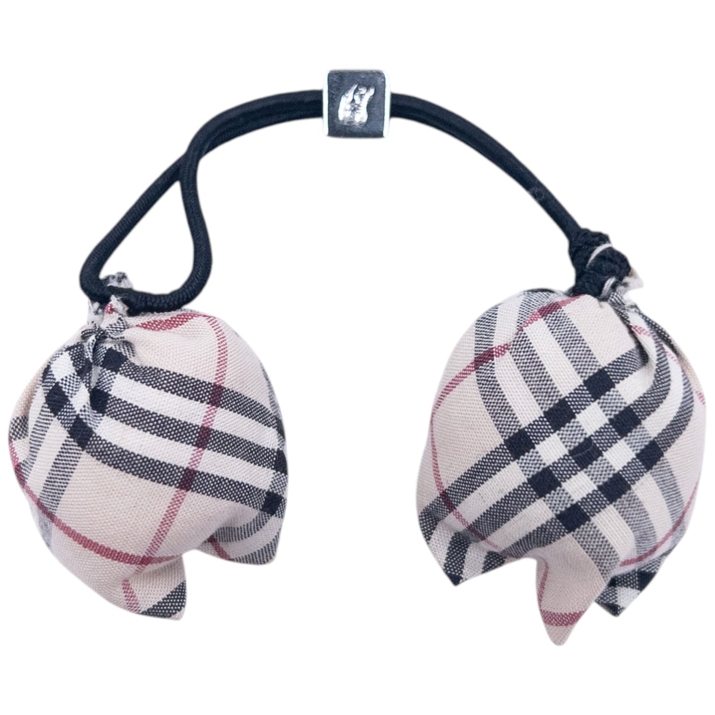 Vintage 2000s Burberry Nova Check Bobble Hair Ties