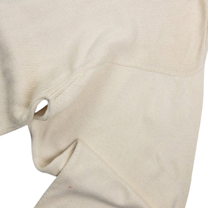 Vintage Burberry Embroidered Cable Knit Jumper Size XL