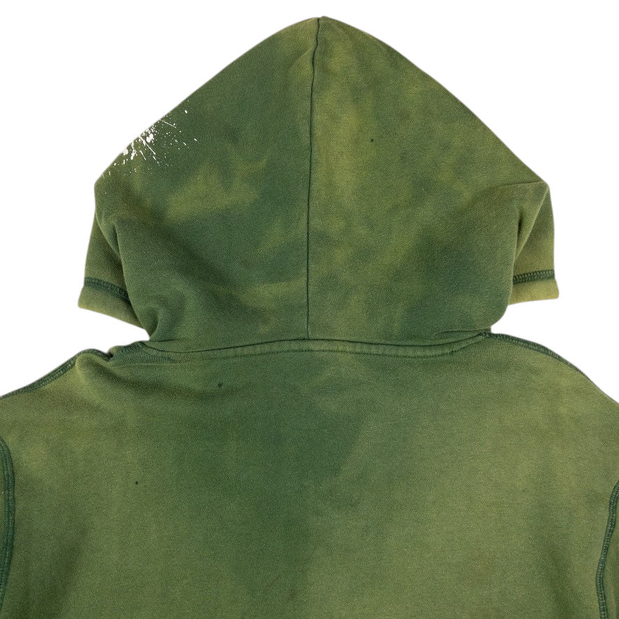 Vintage Stussy Paint Splat Graphic Hoodie Size M