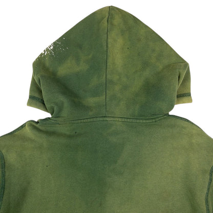 Vintage Stussy Paint Splat Graphic Hoodie Size M
