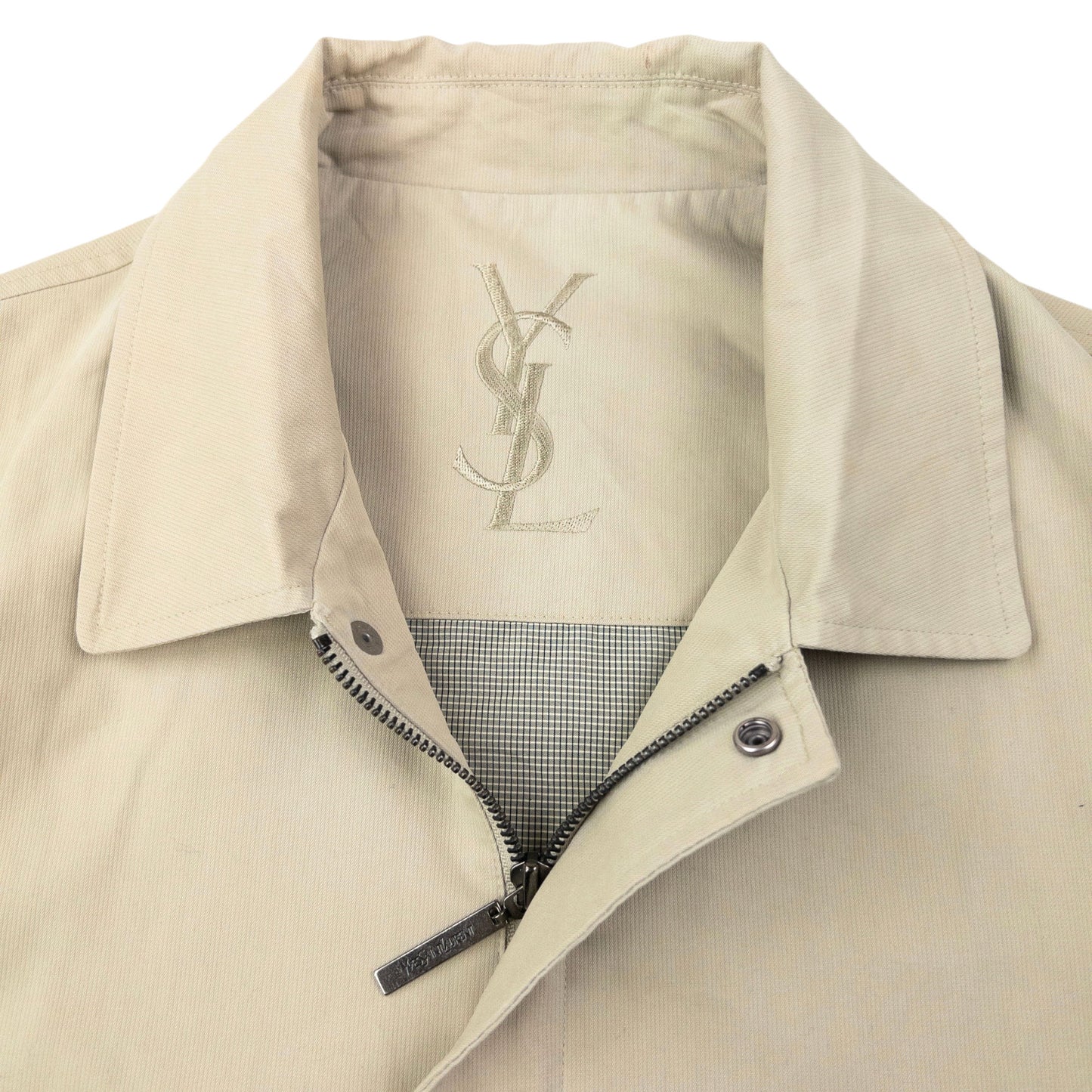 Vintage 90s YSL Yves Saint Laurent Harrington Jacket Size L