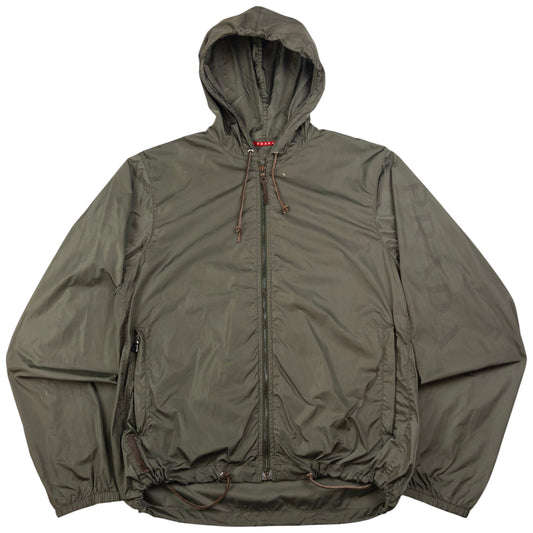 Vintage Prada Sport Arm Spellout Zip Up Jacket Size L