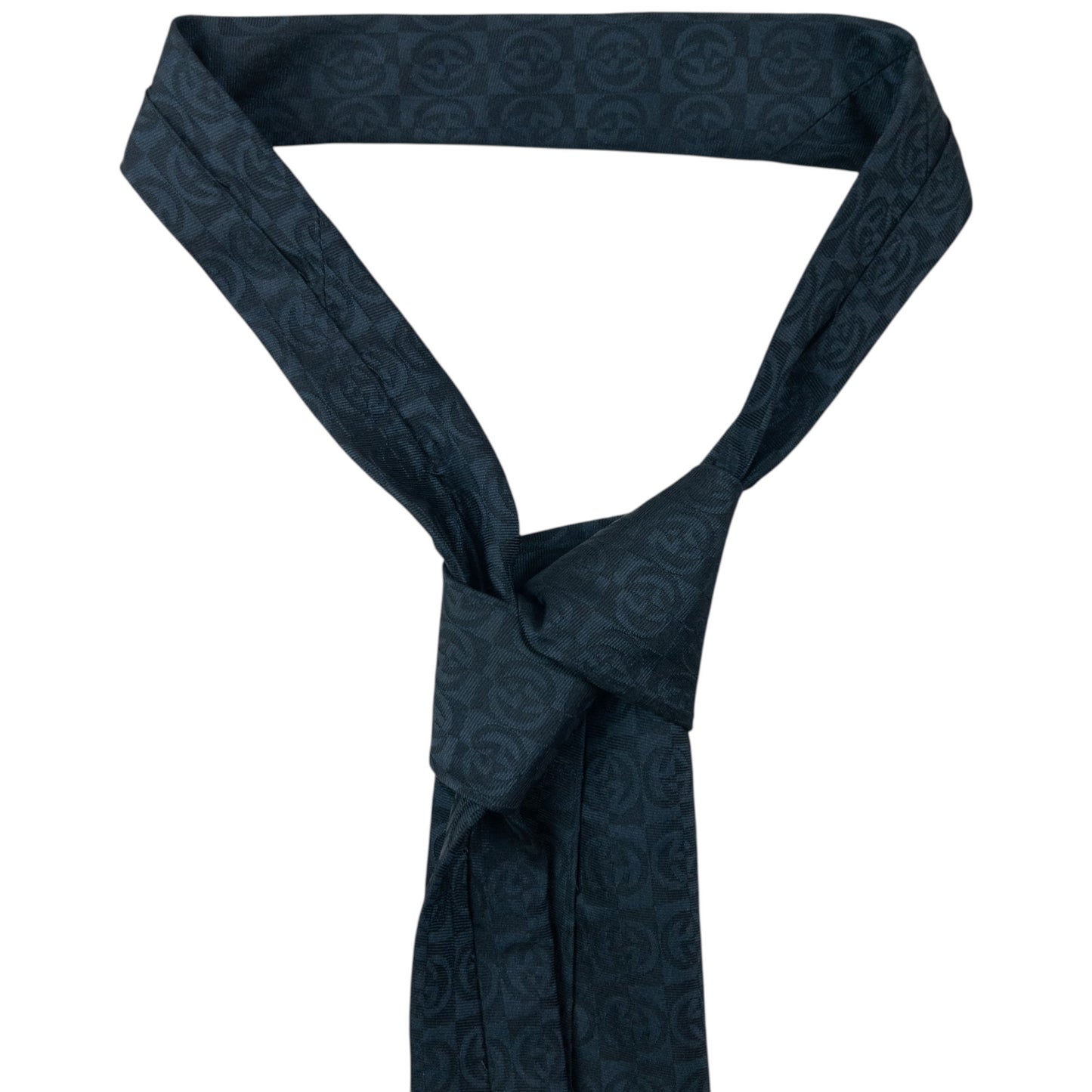 Vintage 2000s Gucci Monogram Silk Tie