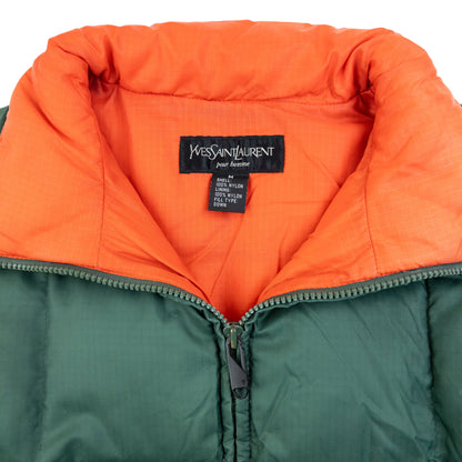 Vintage 90s YSL Yves Saint Laurent Puffer Jacket Size XL