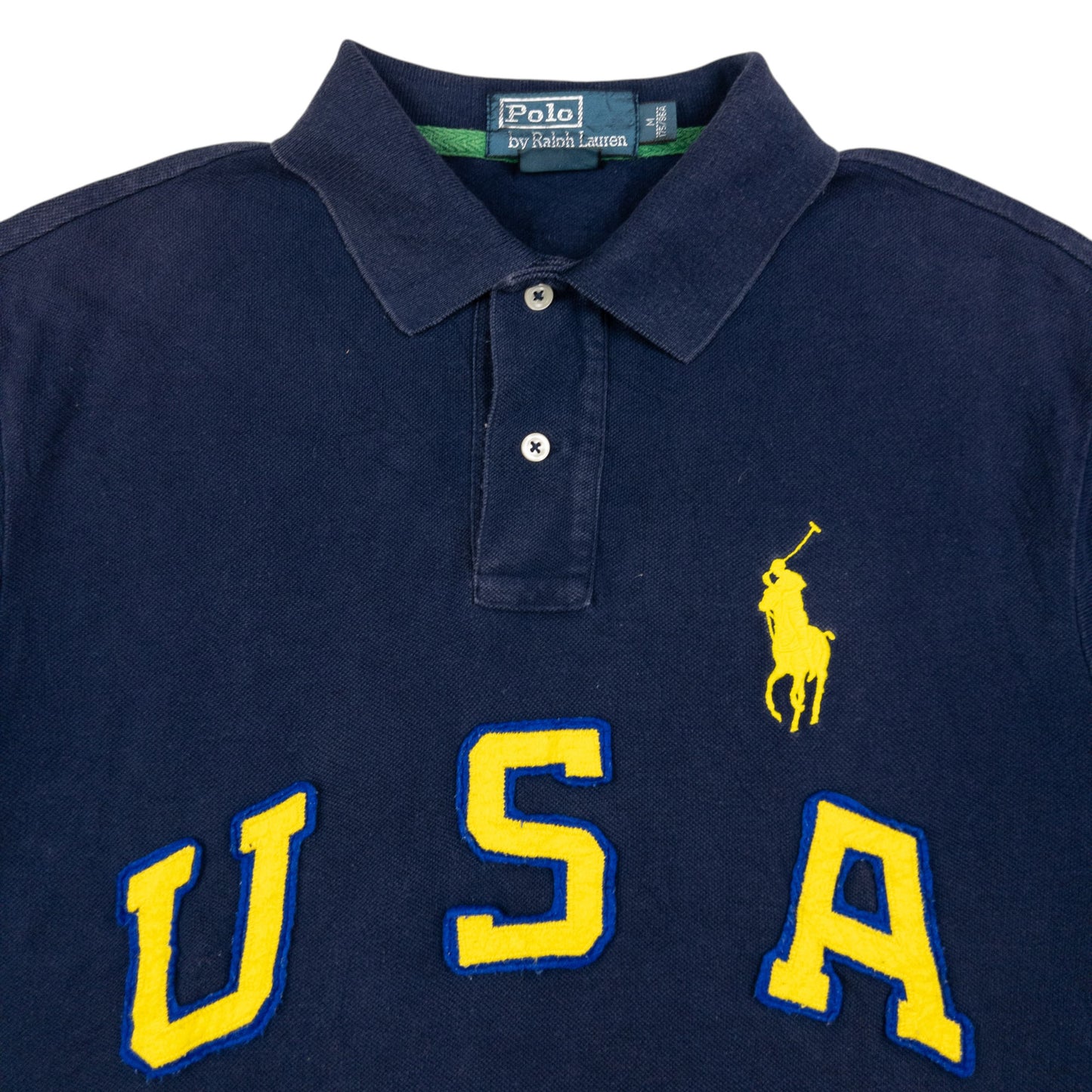 Vintage Polo Ralph Lauren USA Polo Shirt Size M
