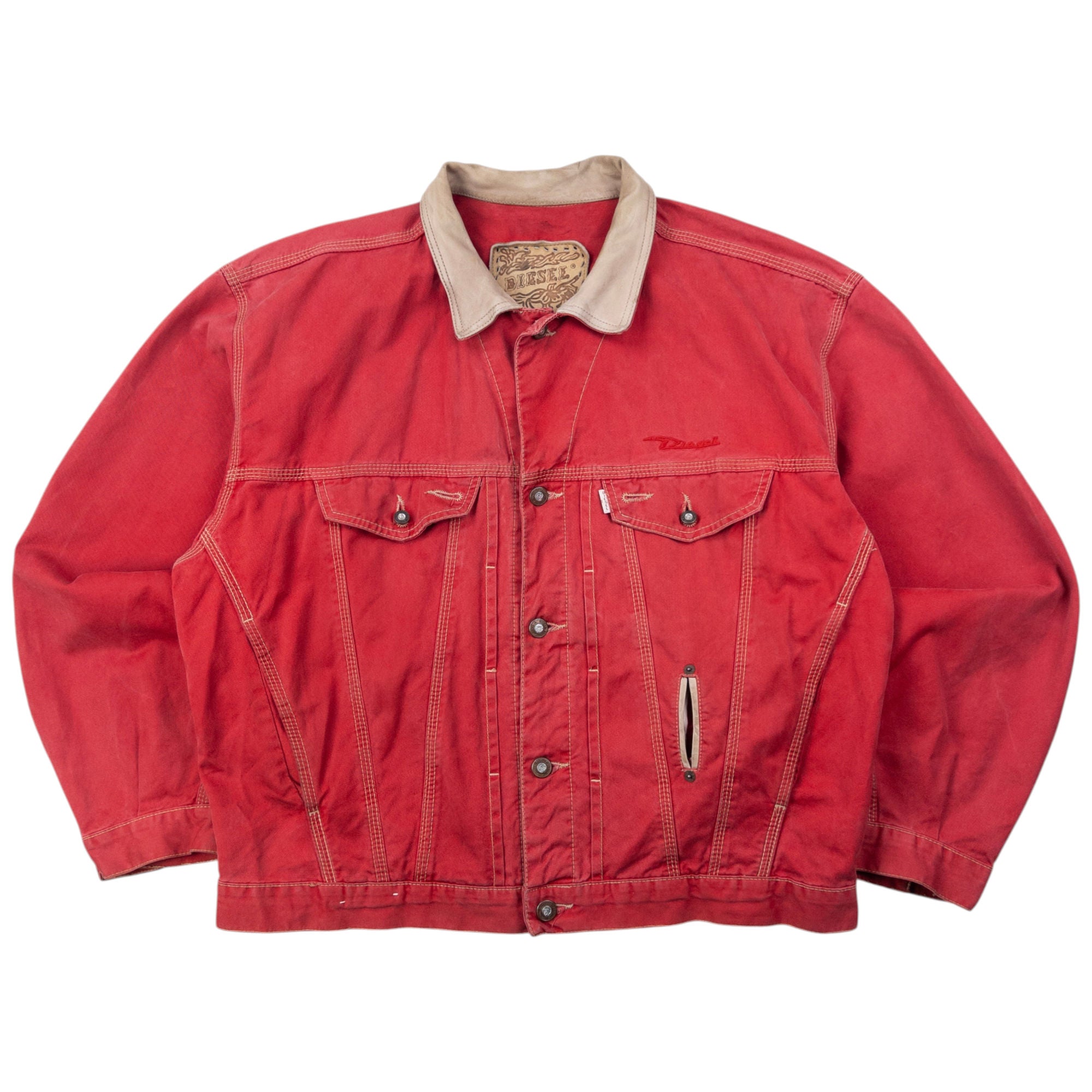 Vintage Diesel Button Up Jacket Size XL