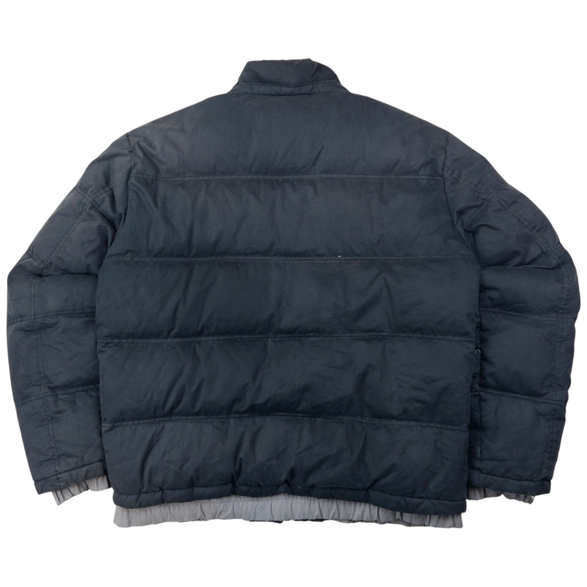 Vintage Armani Jeans Zip Up Puffer Jacket Size XL