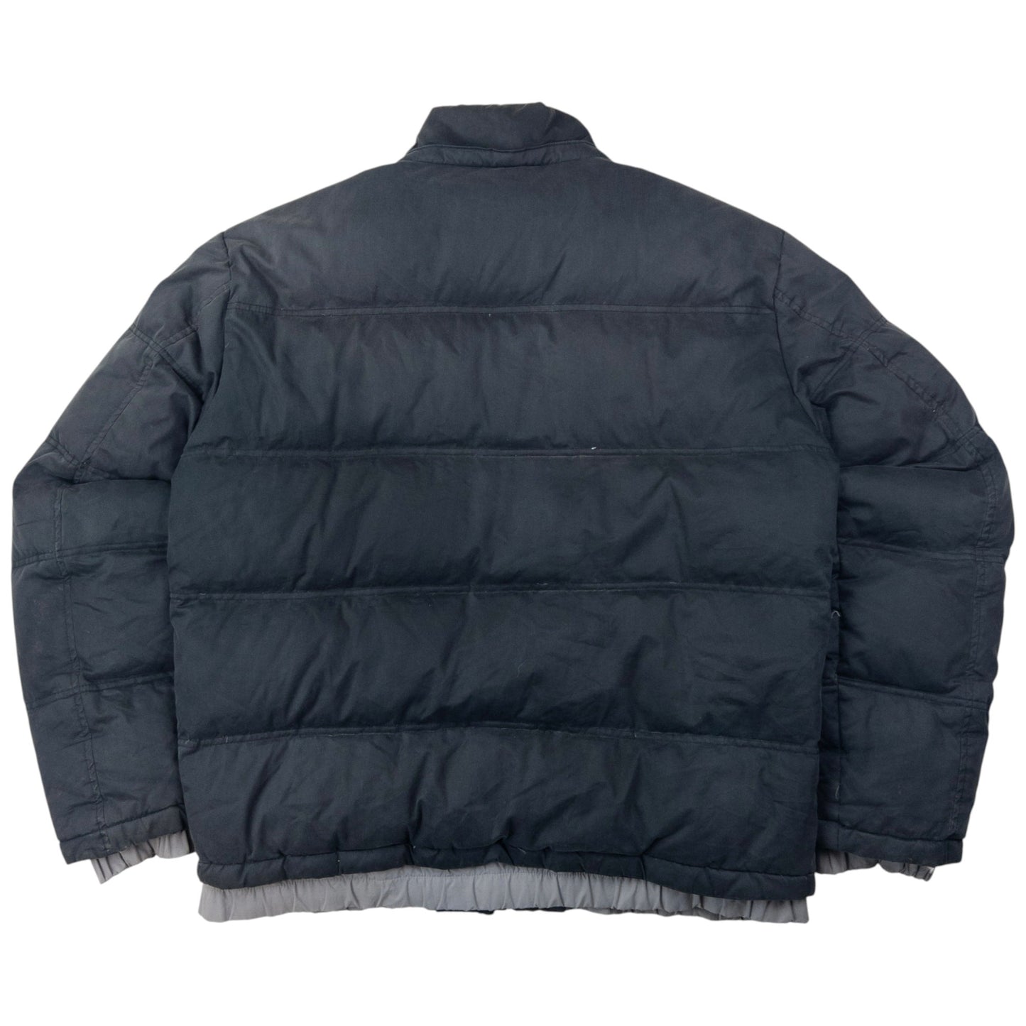 Vintage Armani Jeans Zip Up Puffer Jacket Size XL