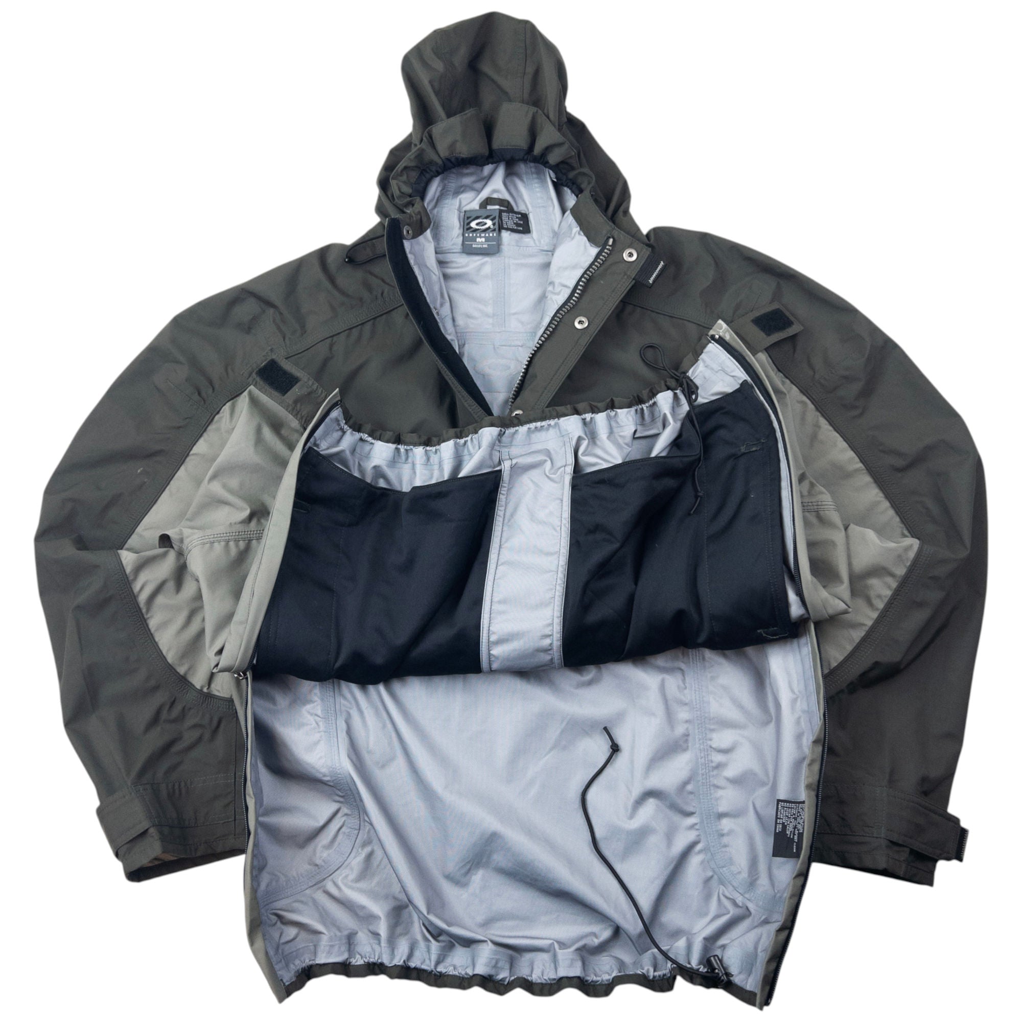 Vintage Oakley Q Zip Waterproof Jacket Size XL