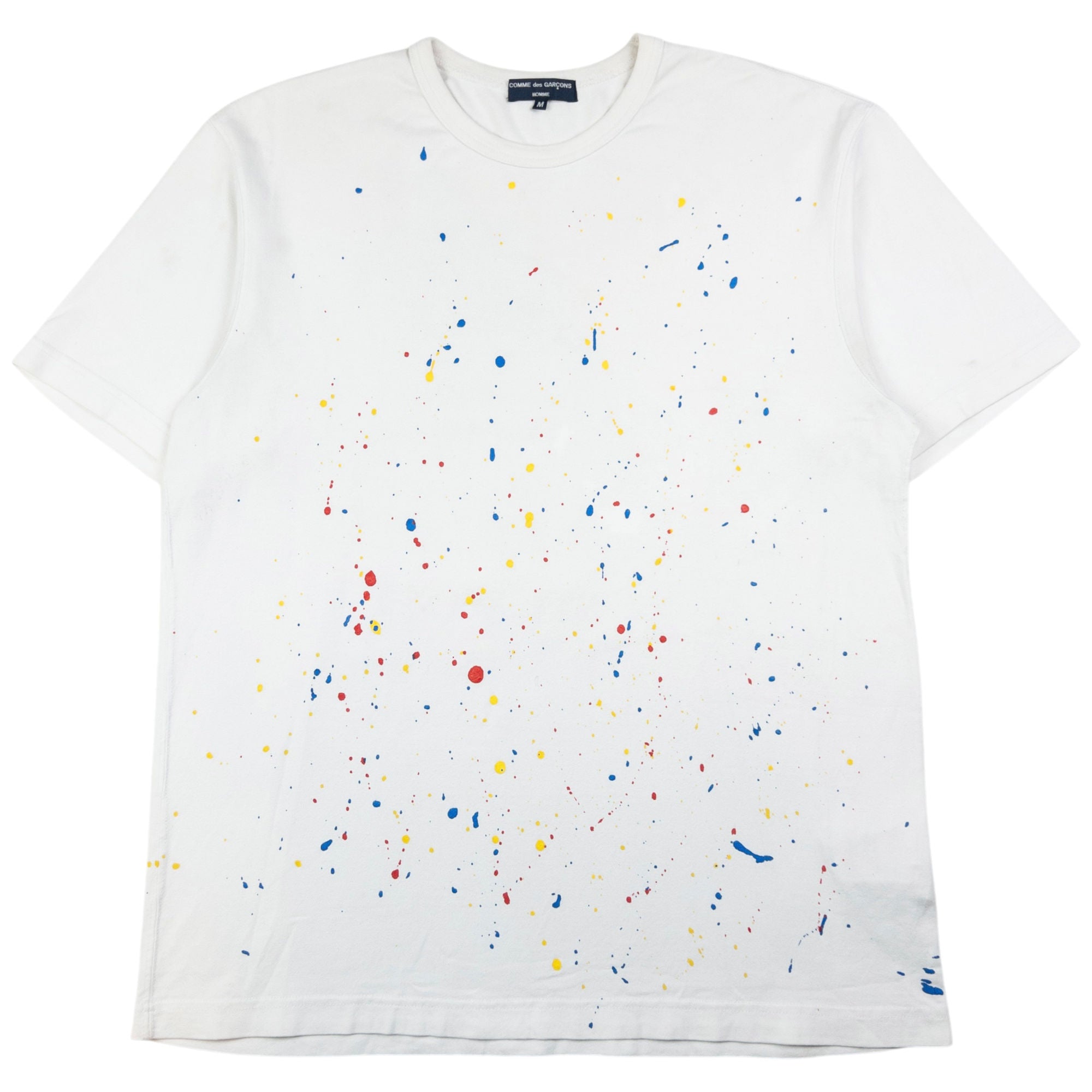 Vintage Comme Des Garçons HOMME Paint Splat T Shirt Size M