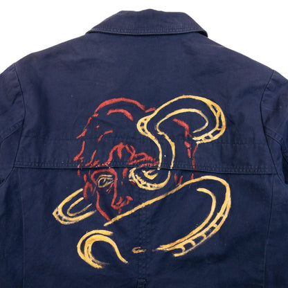 Vintage 2000s GAP Hand Painted Dragon Jacket Womens Size L