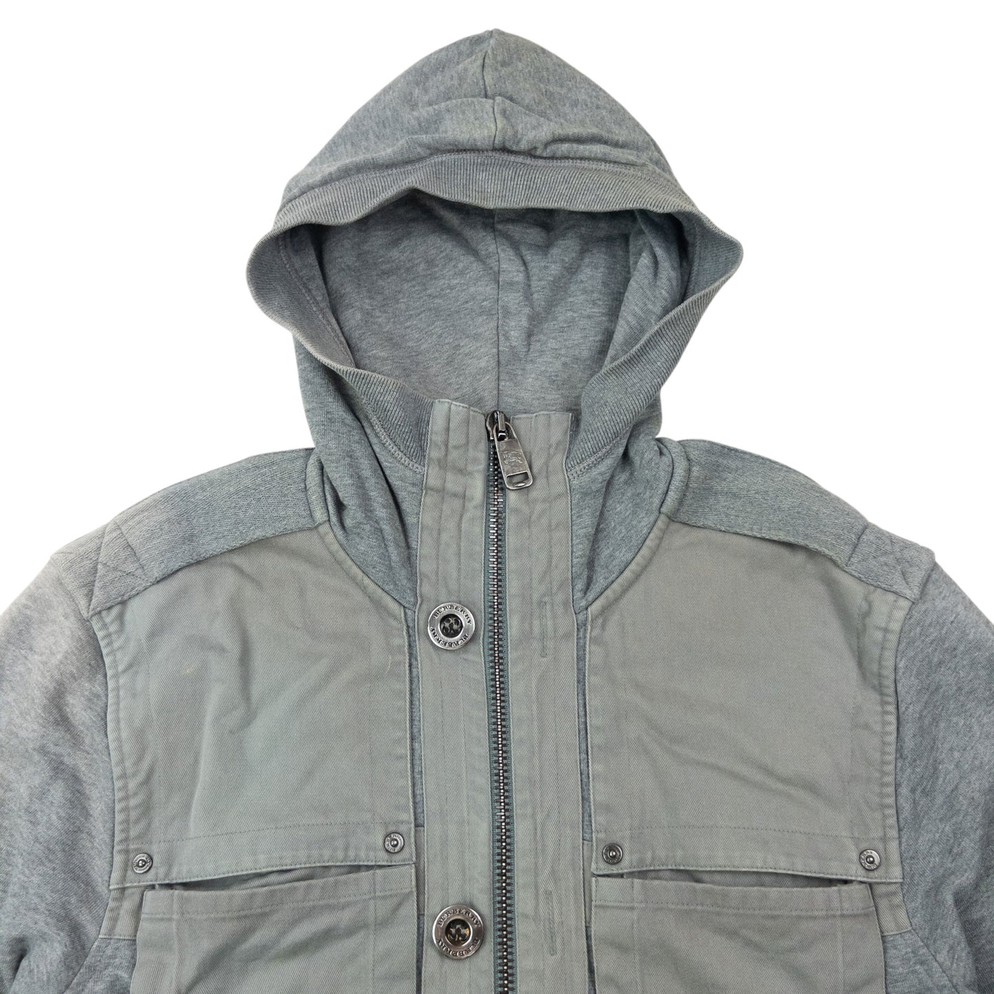 Vintage Burberry Zip Up Hoodie Size M