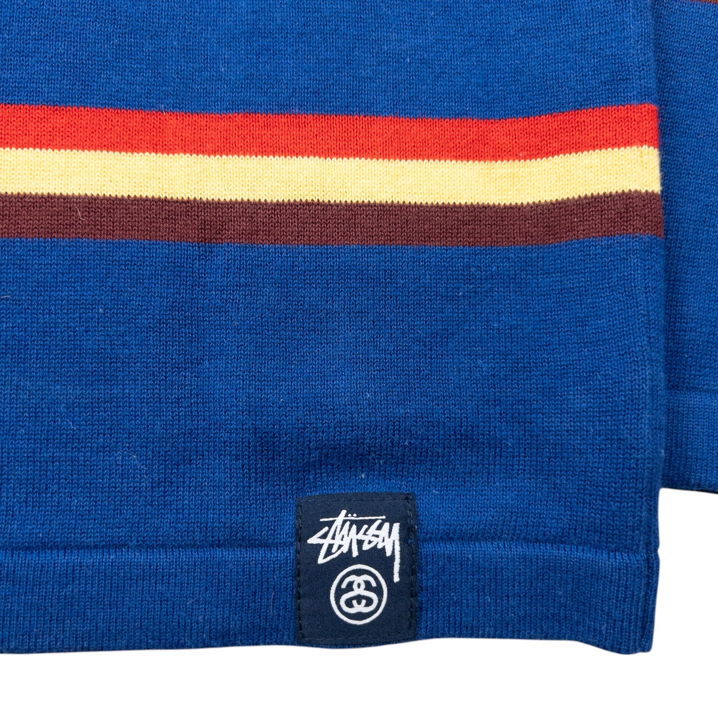 Vintage 2000s Stussy Striped Jumper Size M