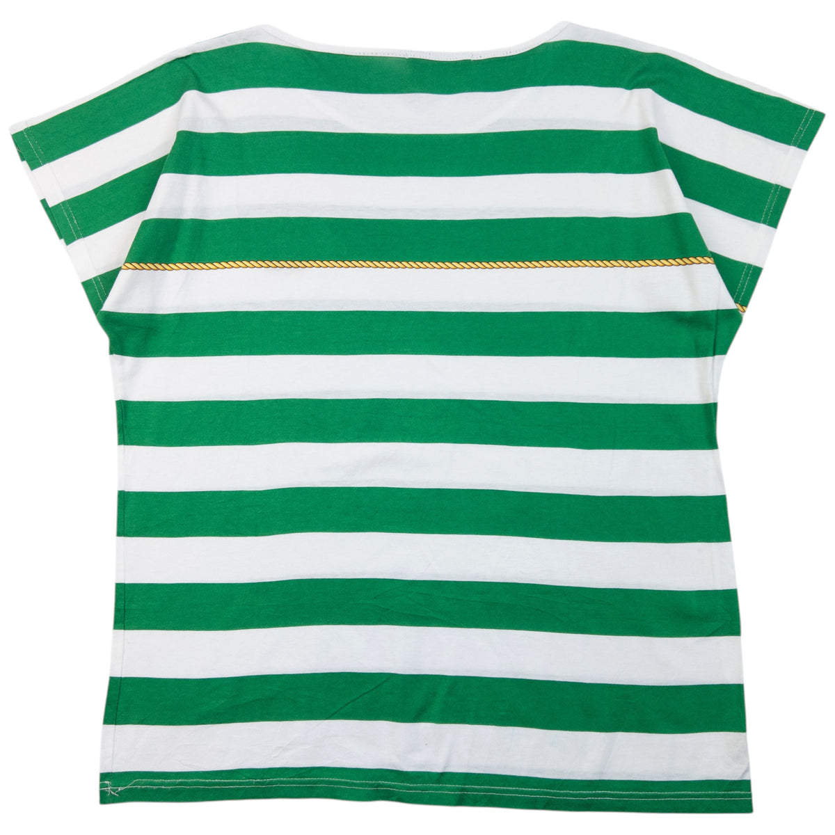 Vintage 80s Gucci Striped T Shirt in green, photo 2